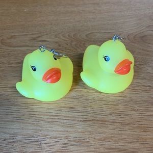 Rubber Duck Earrings